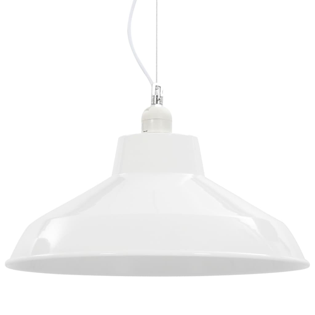 Hanging Lamps 2 pcs White Round E27